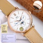 IWC Portofino 82650 Movement 40mm Sapphire Crystal Glass White/Black Dial Watch